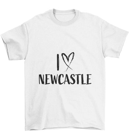I love Newcastle Children's white Tshirt 12-13 Years