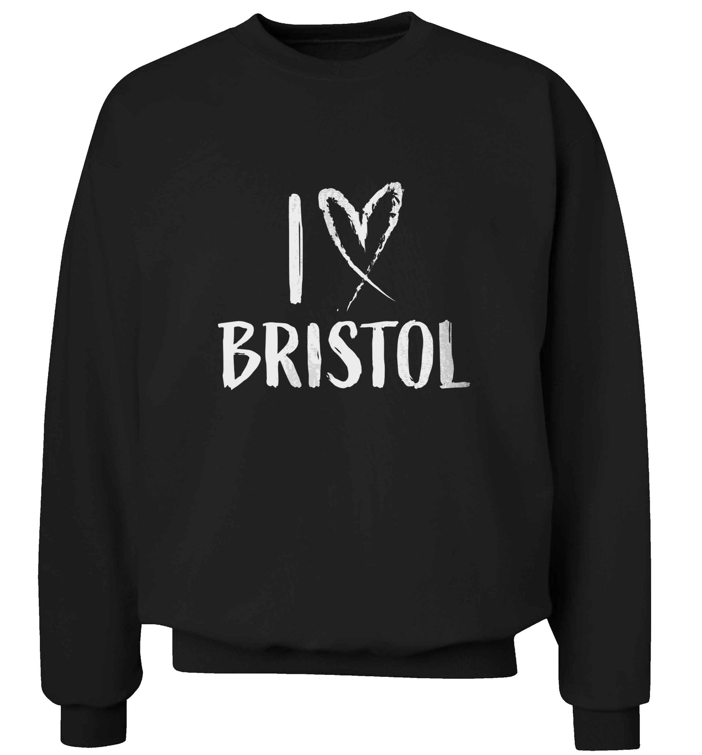 I love Bristol adult's unisex black sweater 2XL
