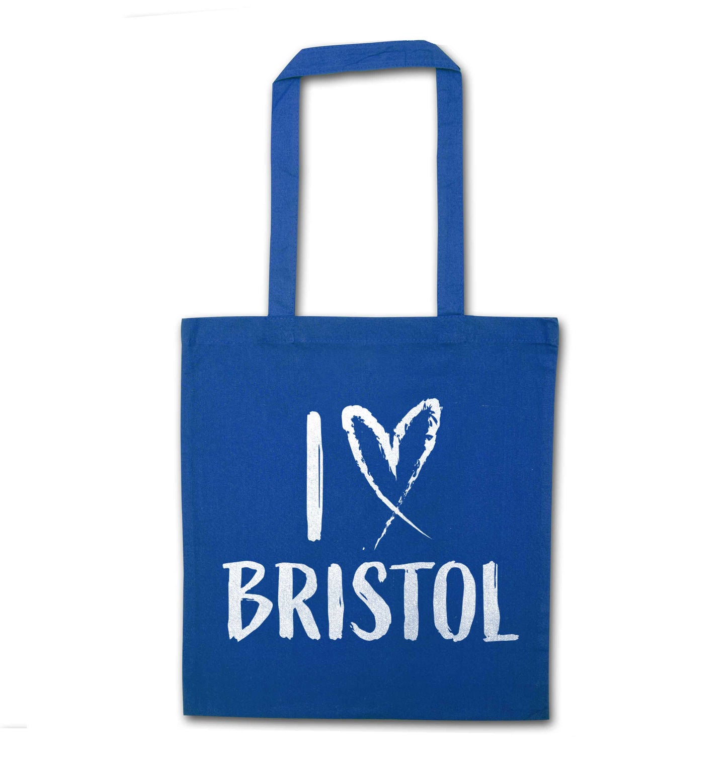 I love Bristol blue tote bag