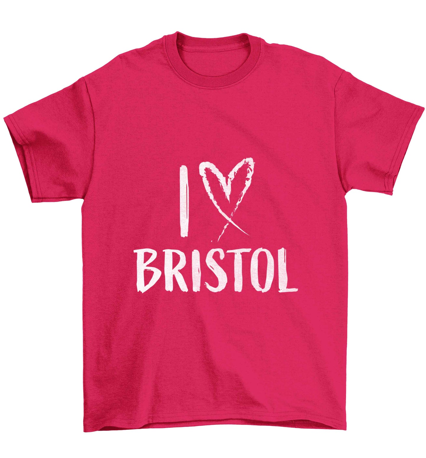 I love Bristol Children's pink Tshirt 12-13 Years