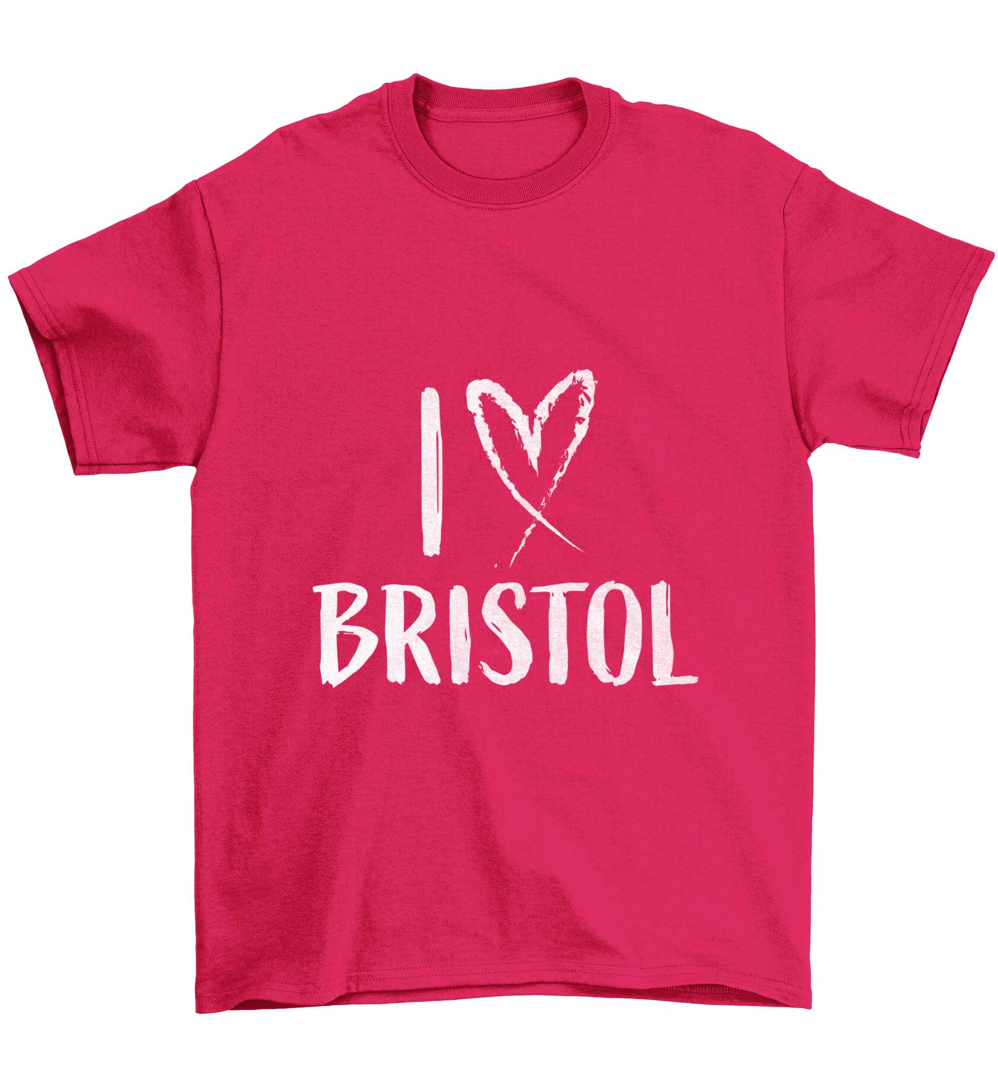 I love Bristol Children's pink Tshirt 12-13 Years