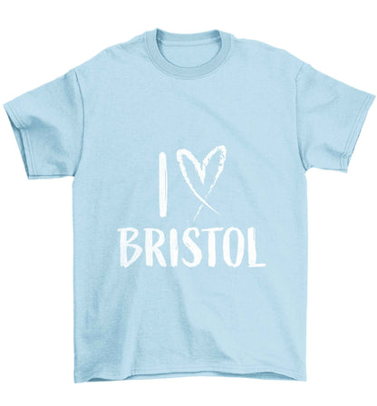 I love Bristol Children's light blue Tshirt 12-13 Years