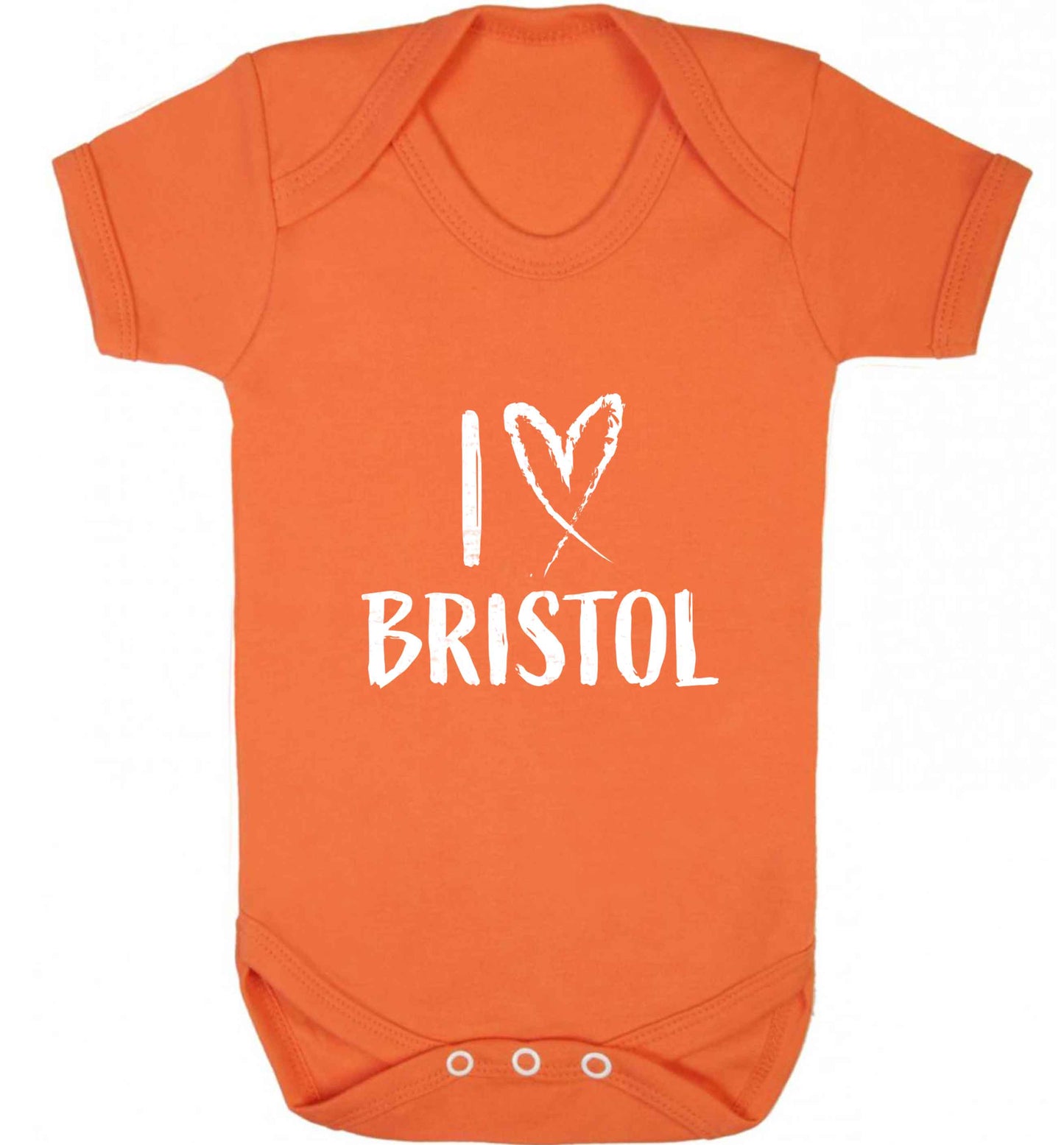 I love Bristol baby vest orange 18-24 months