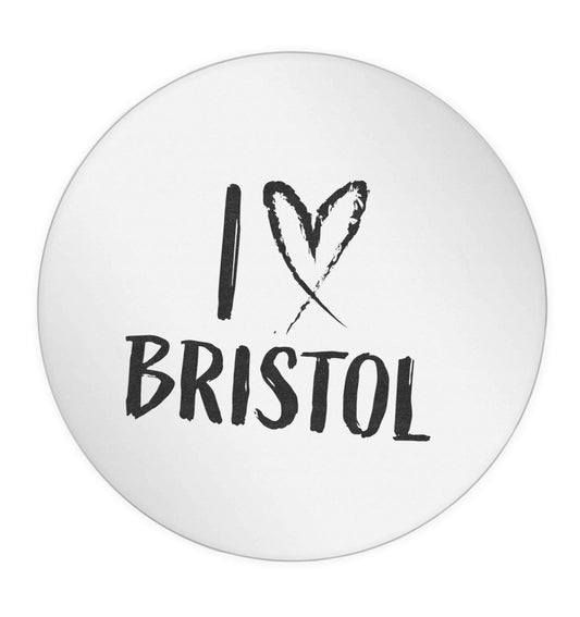I love Bristol 24 @ 45mm matt circle stickers