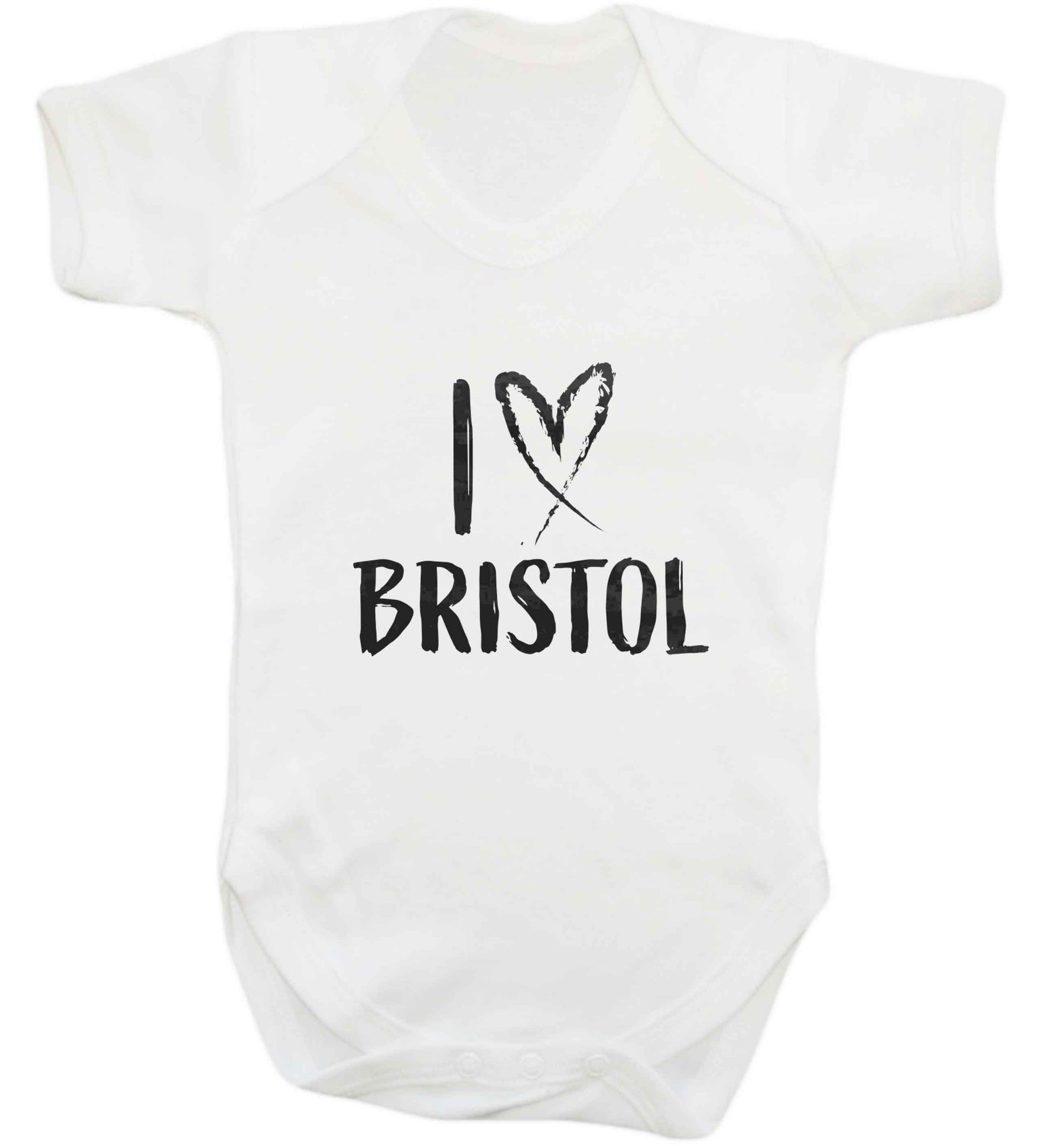 I love Bristol baby vest white 18-24 months