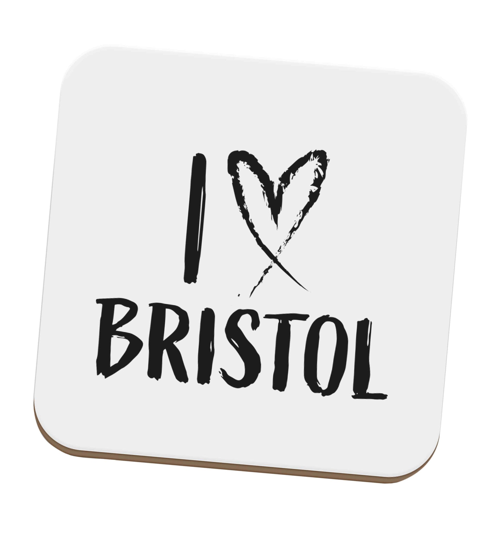 I love Bristol set of four coasters