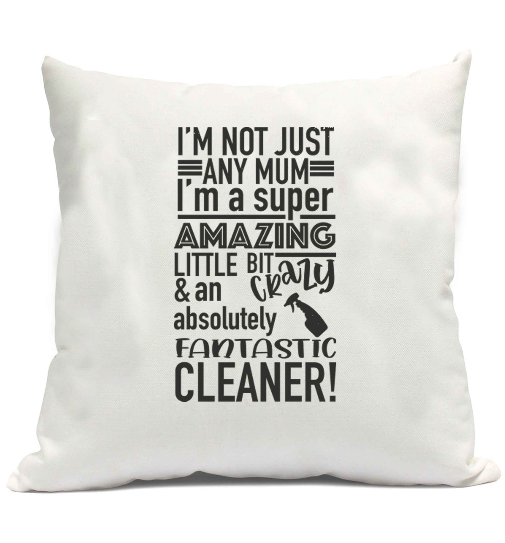 I'm not just any mum I'm a super amazing little bit crazy and an absolutely fantastic cleaner! cushion cover and filling