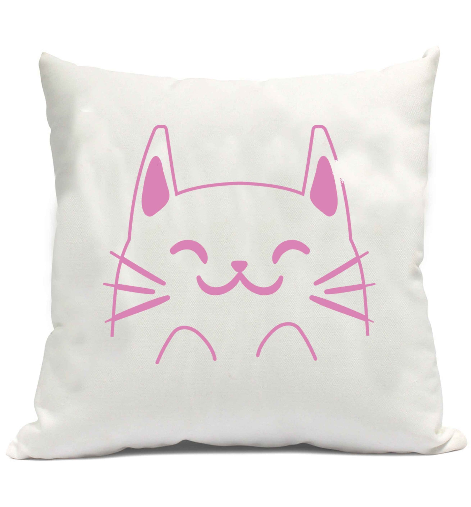 Cat illustration cushion cover and filling