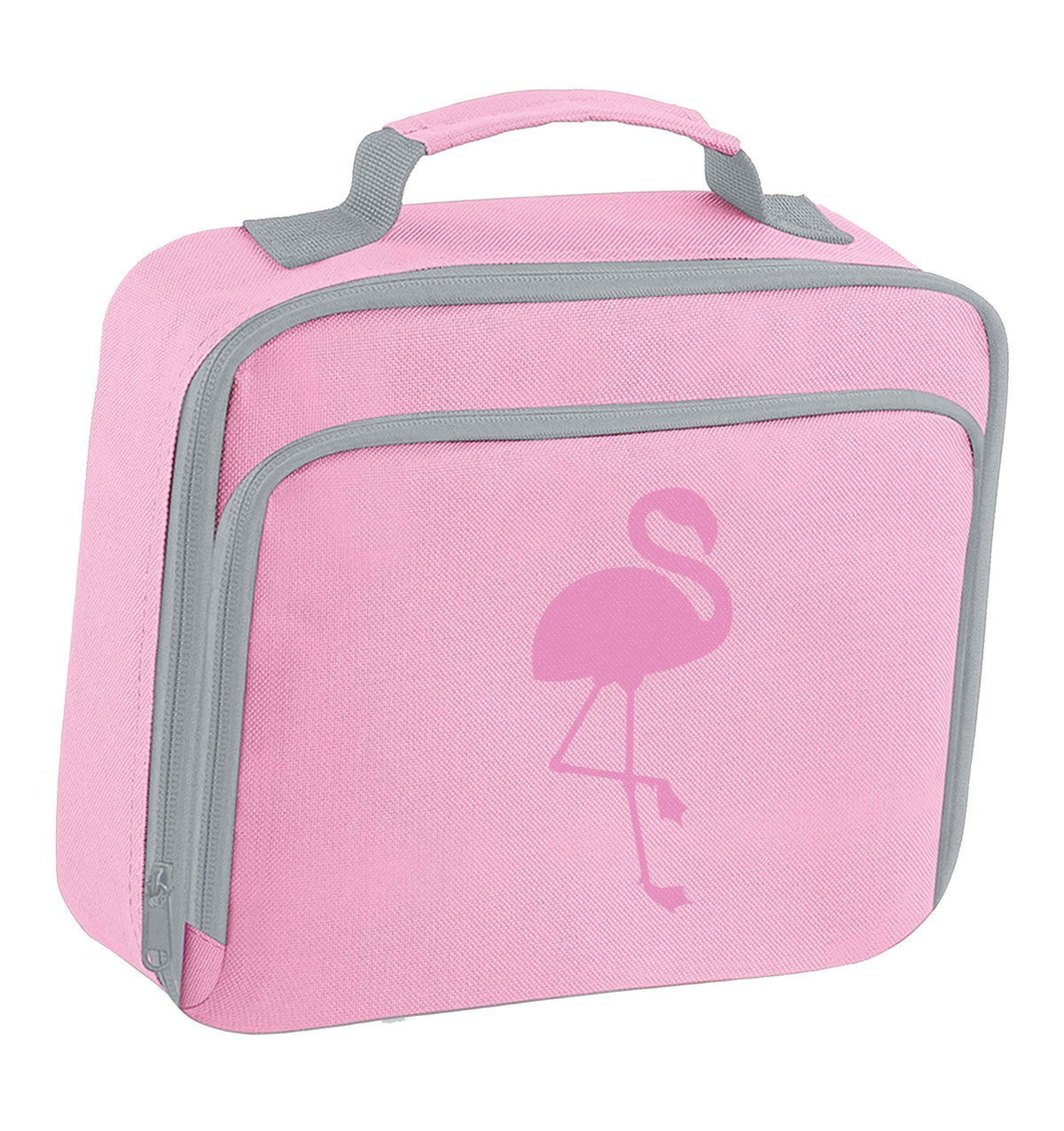 Pink flamingo insulated pink lunch bag cooler