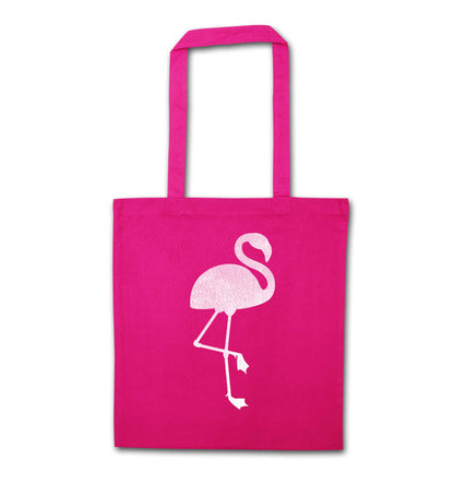 Pink flamingo pink tote bag
