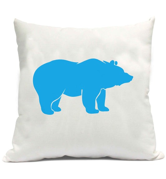 Blue bear cushion cover and filling