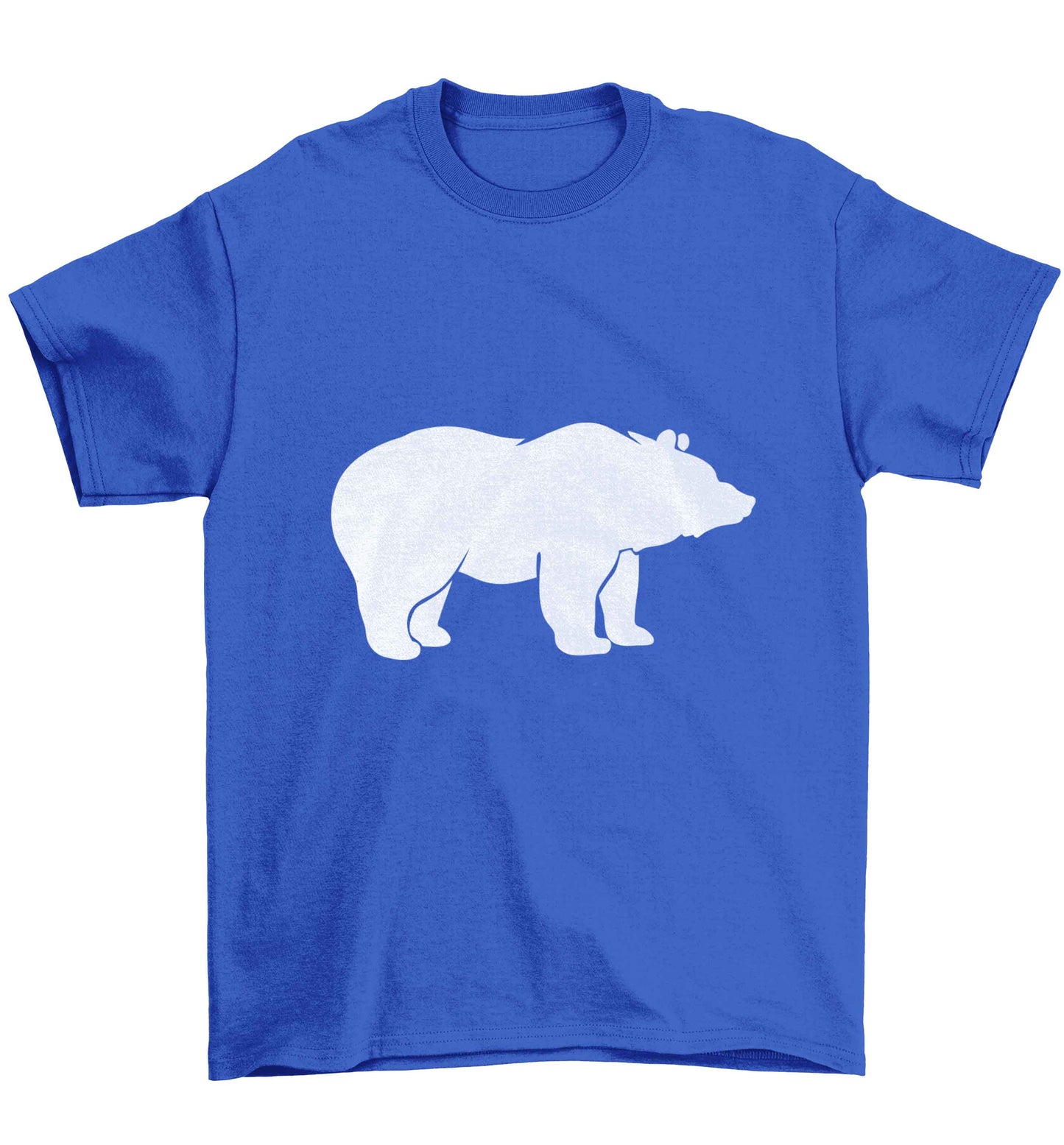 Blue bear Children's blue Tshirt 12-13 Years