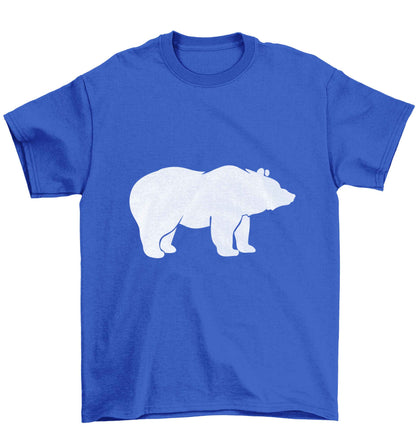 Blue bear Children's blue Tshirt 12-13 Years