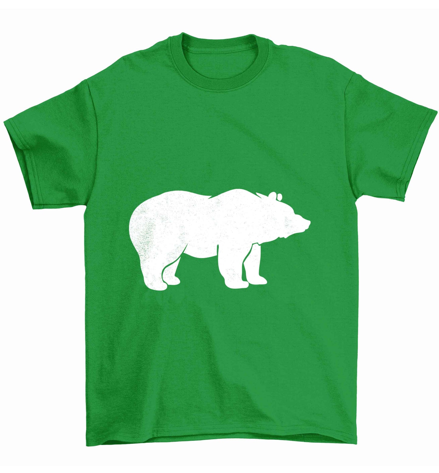 Blue bear Children's green Tshirt 12-13 Years