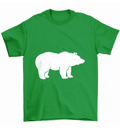 Blue bear Children's green Tshirt 12-13 Years