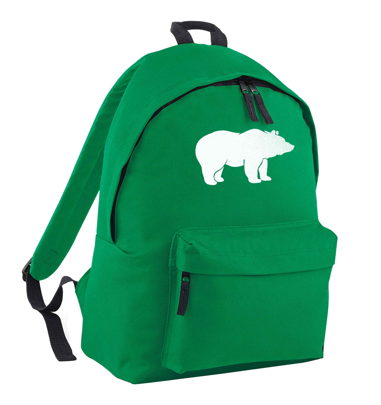 Blue bear green adults backpack