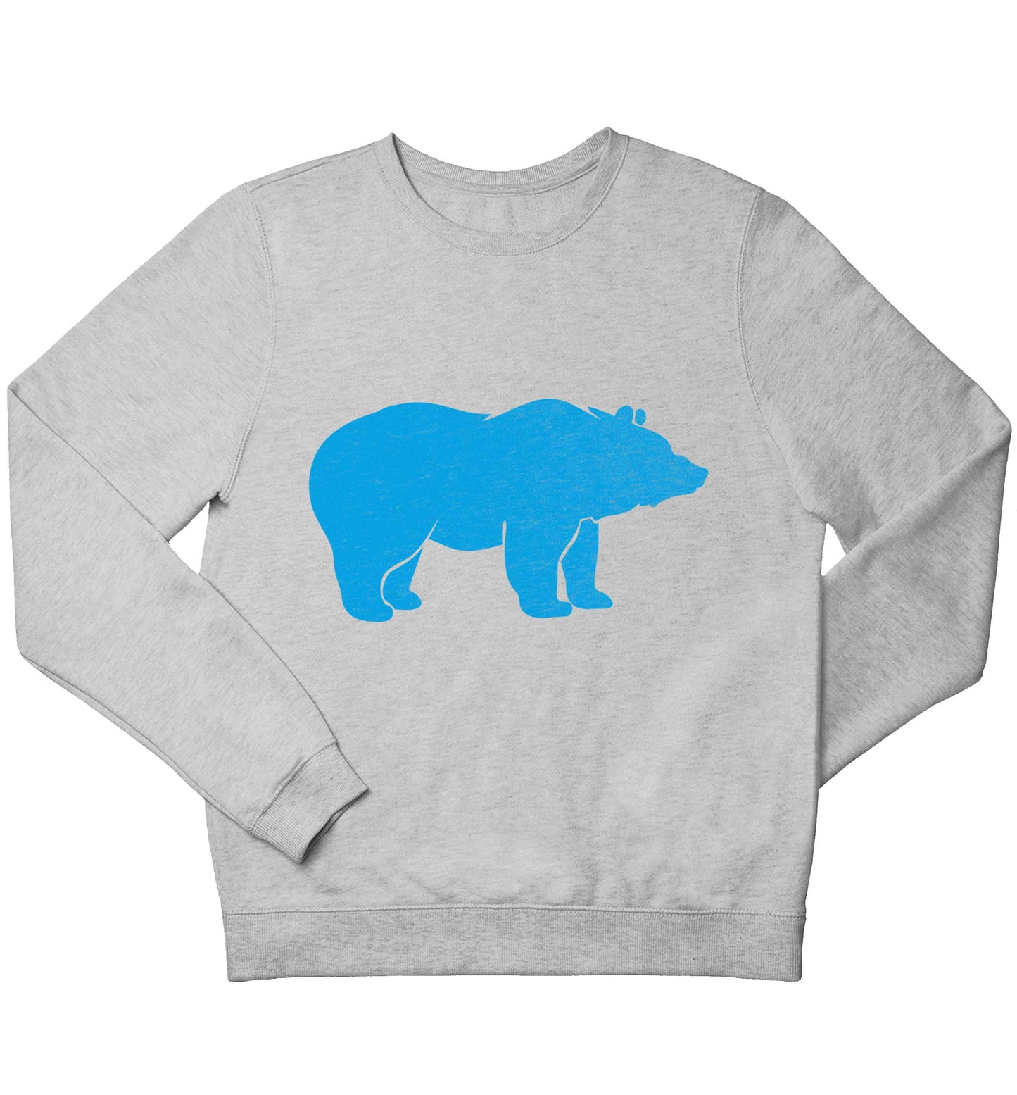 Blue bear children's grey sweater 12-13 Years