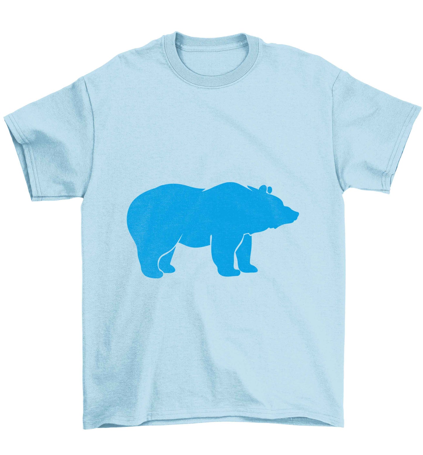 Blue bear Children's light blue Tshirt 12-13 Years