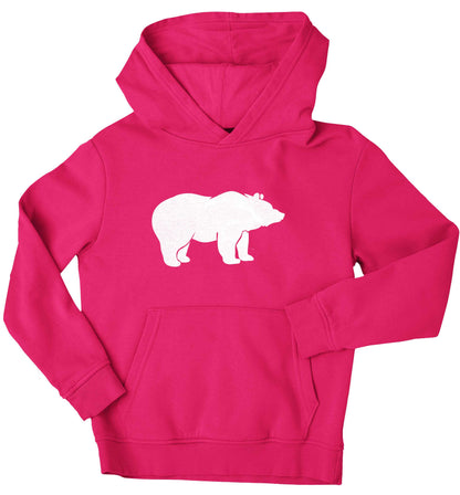 Blue bear children's pink hoodie 12-13 Years