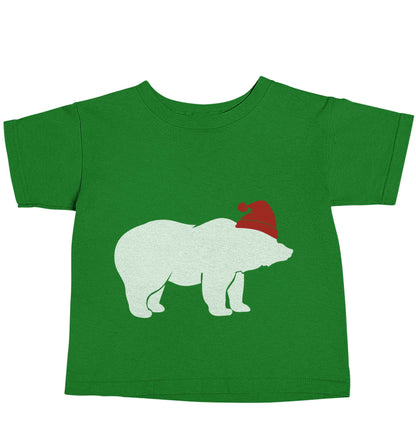 Blue bear Santa green baby toddler Tshirt 2 Years