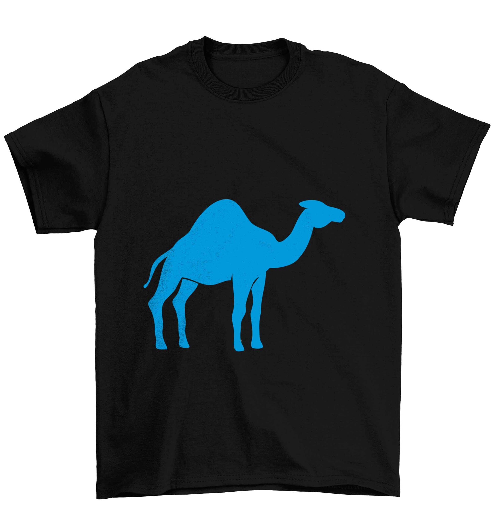 Blue camel Children's black Tshirt 12-13 Years