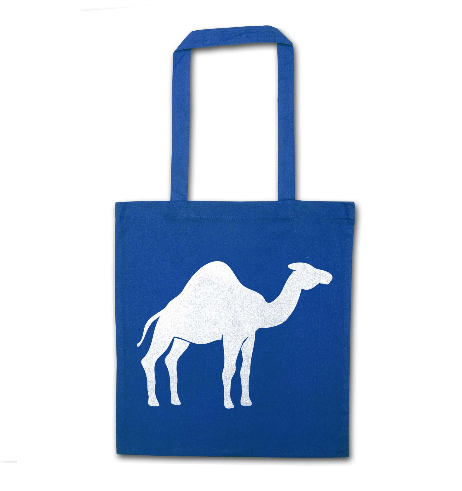 Blue camel blue tote bag
