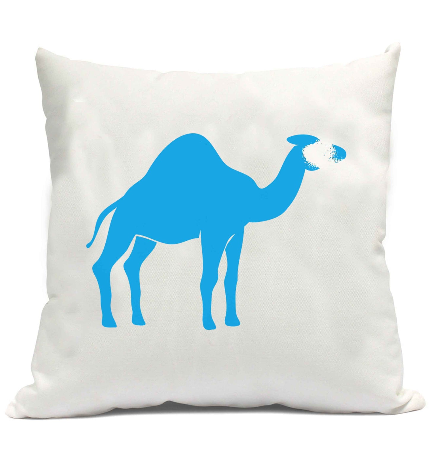 Blue camel cushion cover and filling