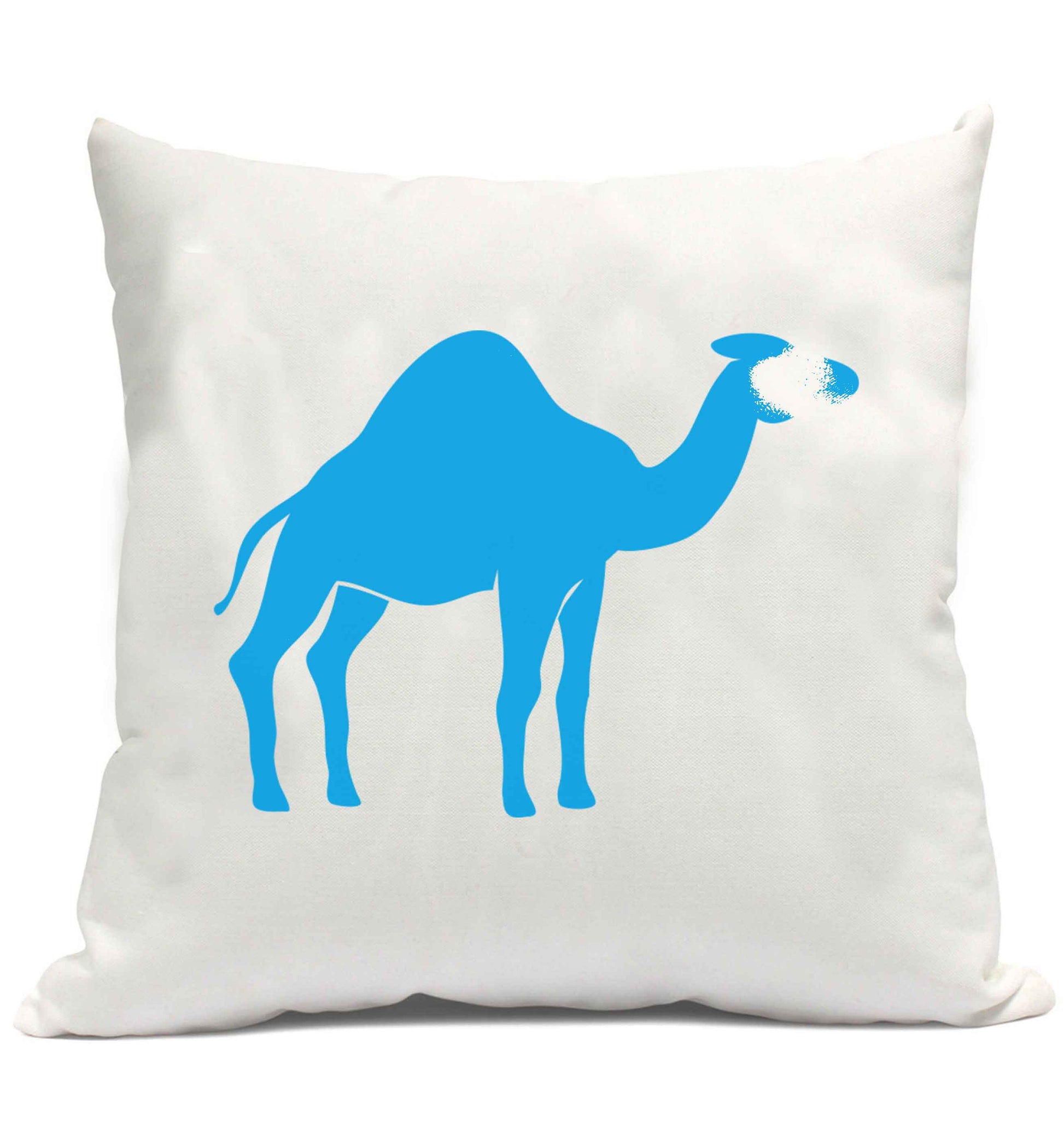 Blue camel cushion cover and filling