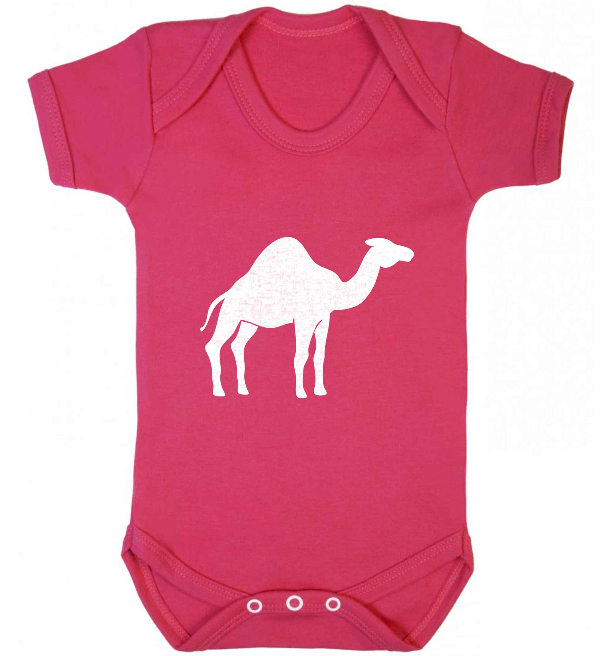 Blue camel baby vest dark pink 18-24 months