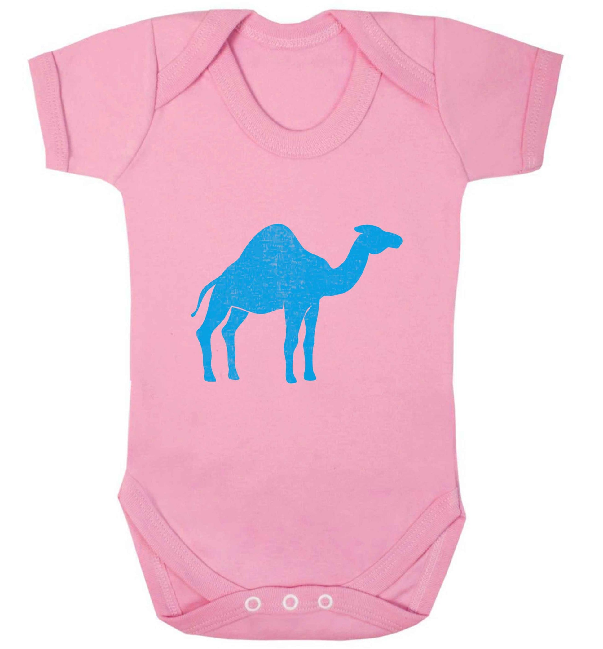 Blue camel baby vest pale pink 18-24 months