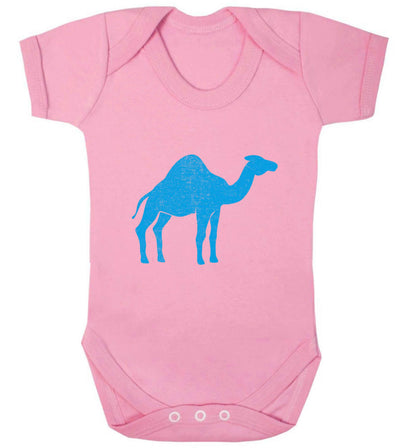 Blue camel baby vest pale pink 18-24 months