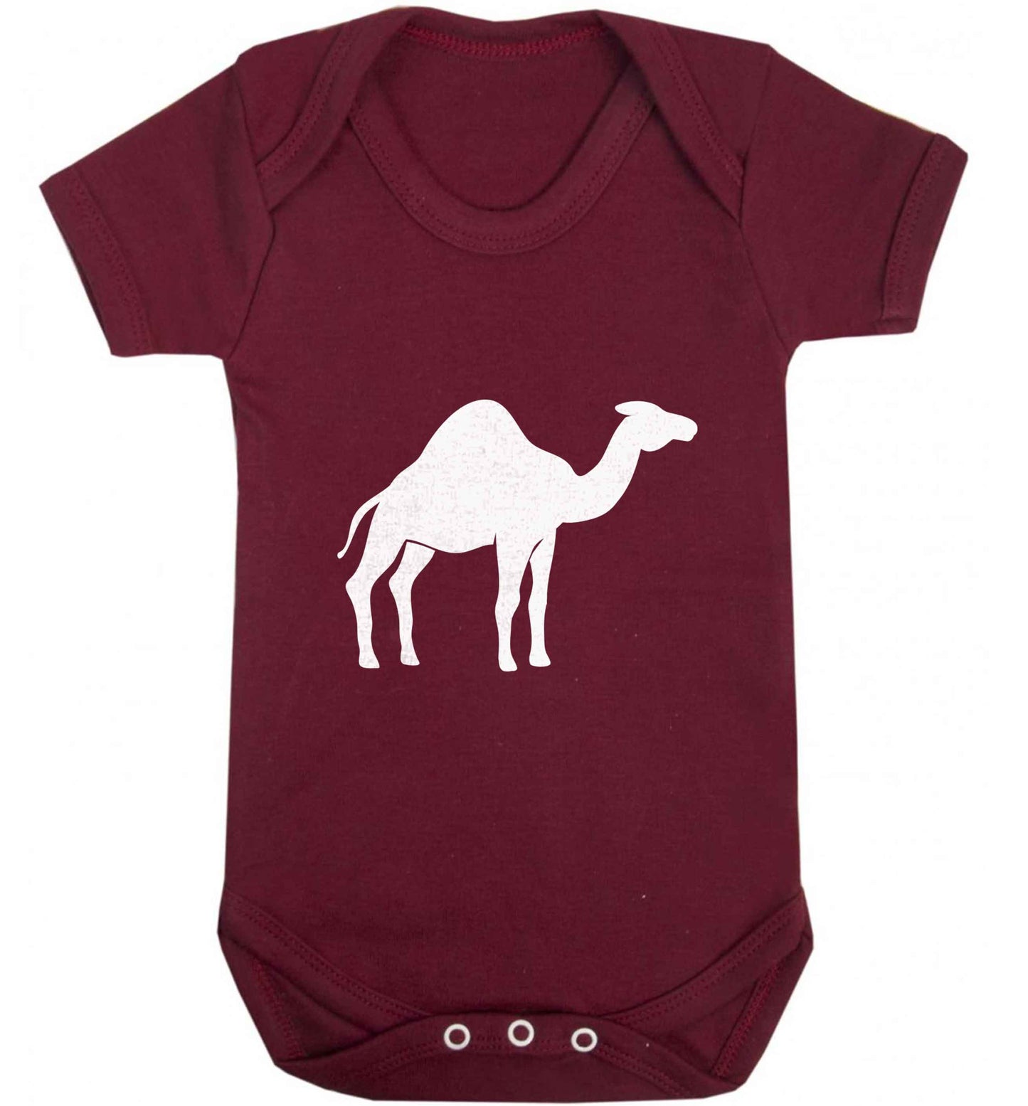 Blue camel baby vest maroon 18-24 months