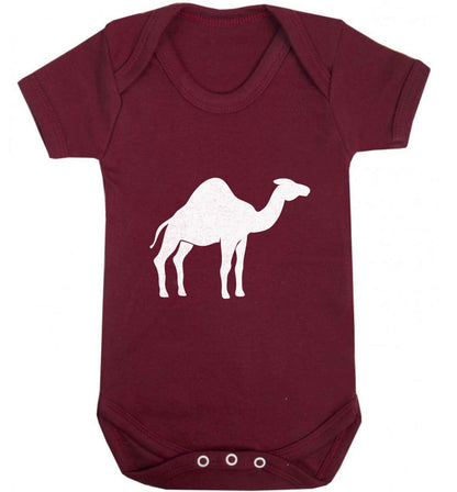 Blue camel baby vest maroon 18-24 months