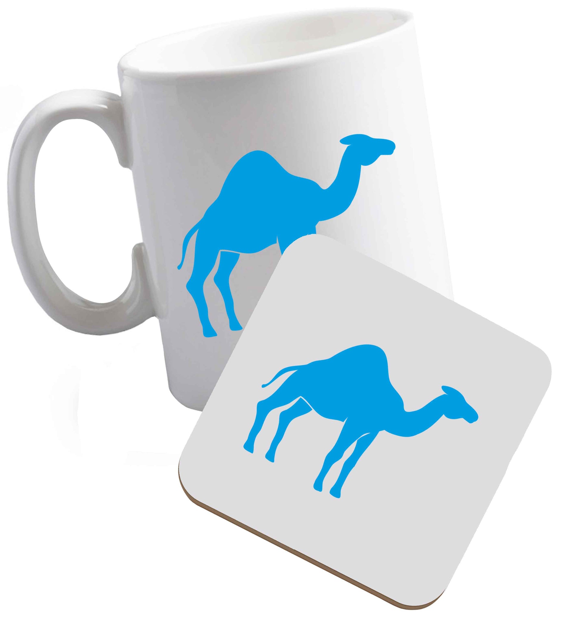 10 oz Tis The Season to Drink Whisky ceramic mug and coaster set right handed