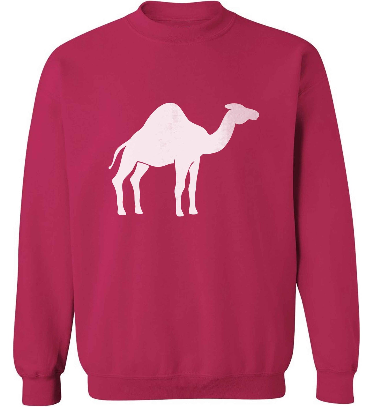 Blue camel adult's unisex pink sweater 2XL