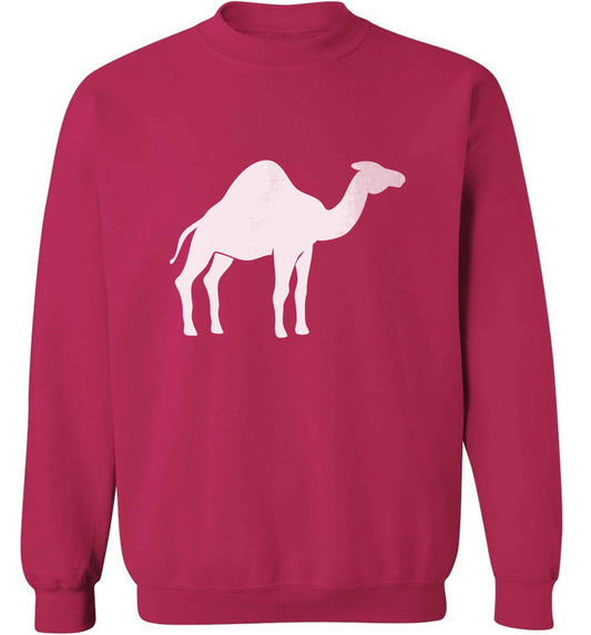 Blue camel adult's unisex pink sweater 2XL