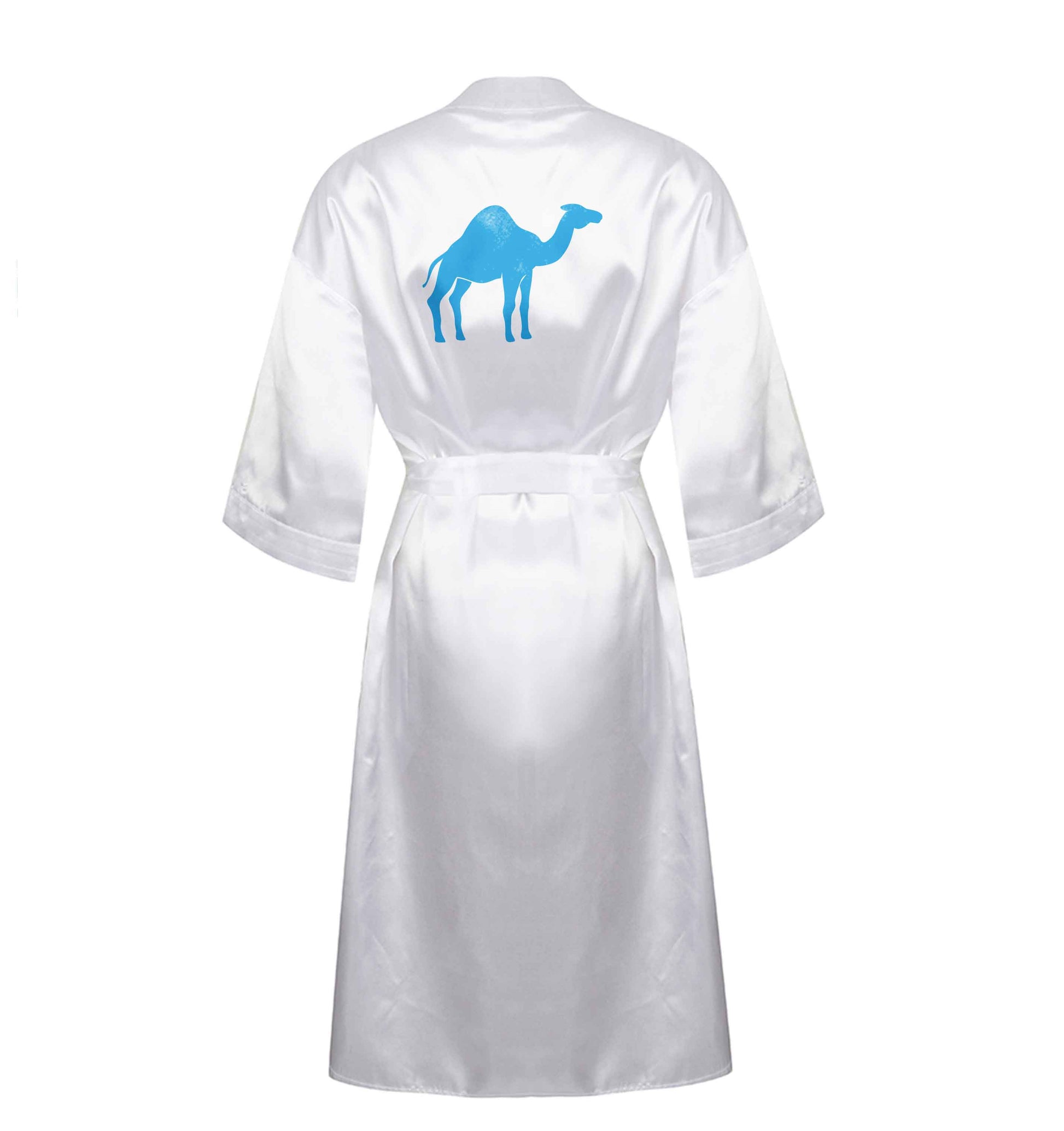 Blue camel XL/XXL white ladies dressing gown size 16/18