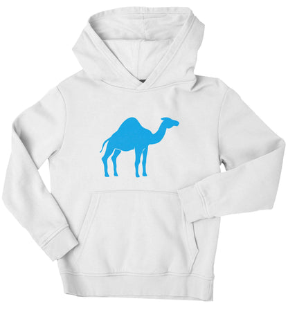 Blue camel children's white hoodie 12-13 Years