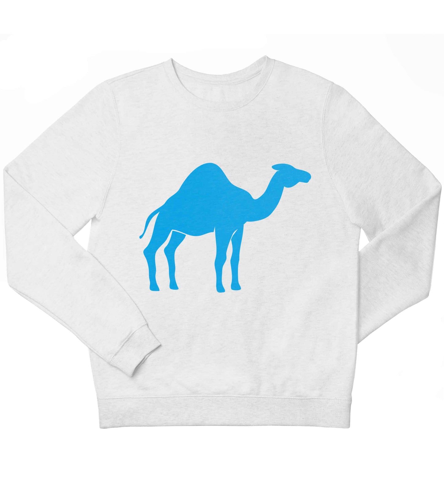 Blue camel children's white sweater 12-13 Years