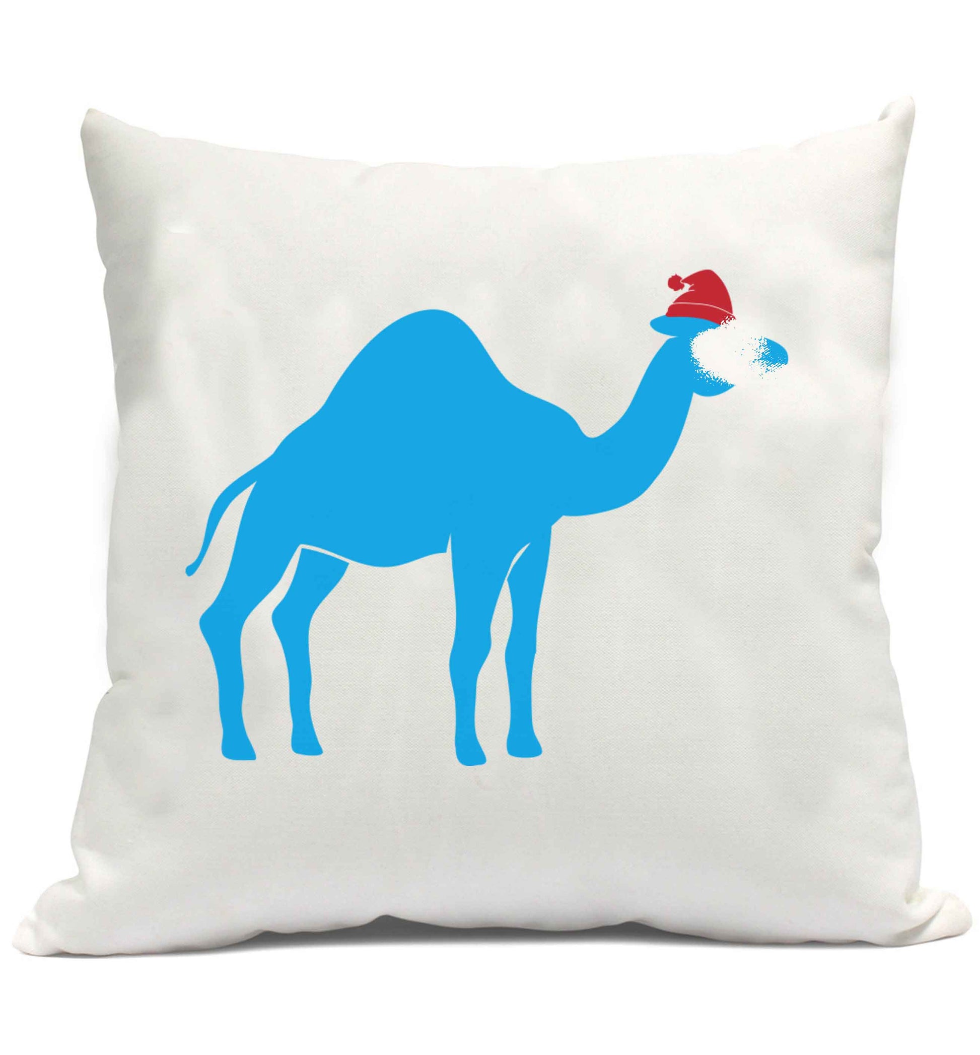 Blue camel santa cushion cover and filling