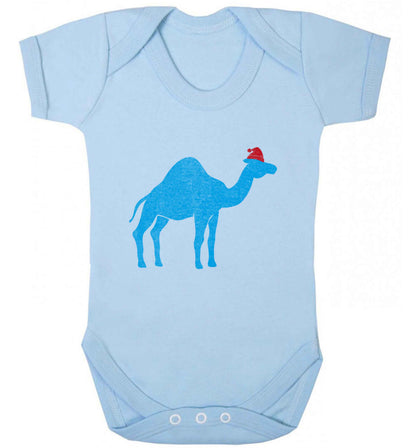 Blue camel santa baby vest pale blue 18-24 months
