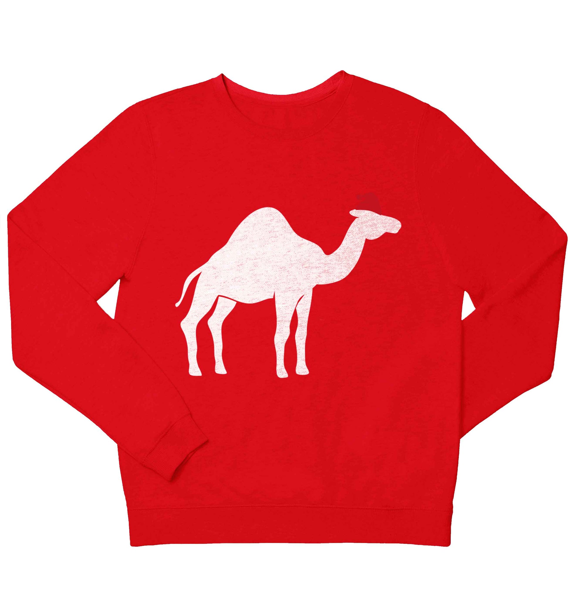 Blue camel santa children's grey sweater 12-13 Years