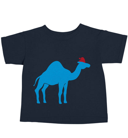 Blue camel santa navy baby toddler Tshirt 2 Years
