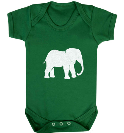 Pink elephant baby vest green 18-24 months