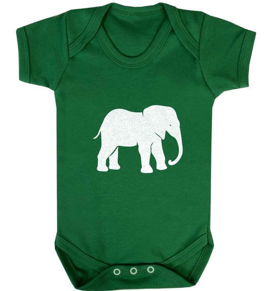 Pink elephant baby vest green 18-24 months