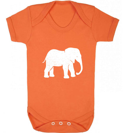 Pink elephant baby vest orange 18-24 months