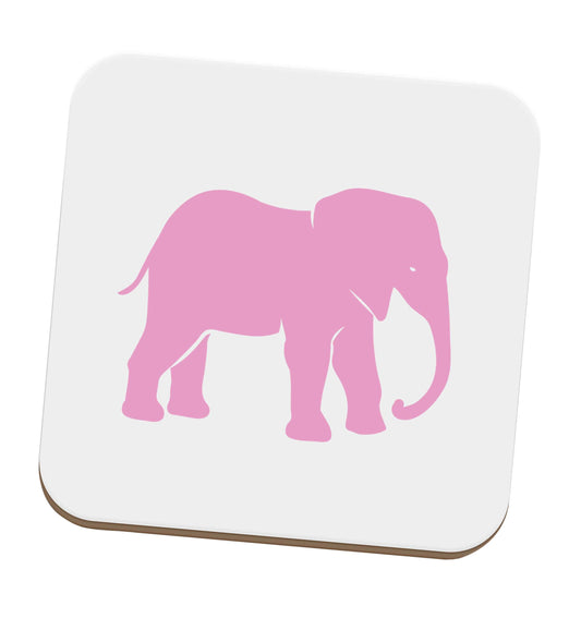 Pink elephant set of four coasters