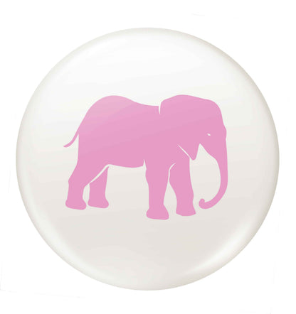 Pink elephant small 25mm Pin badge