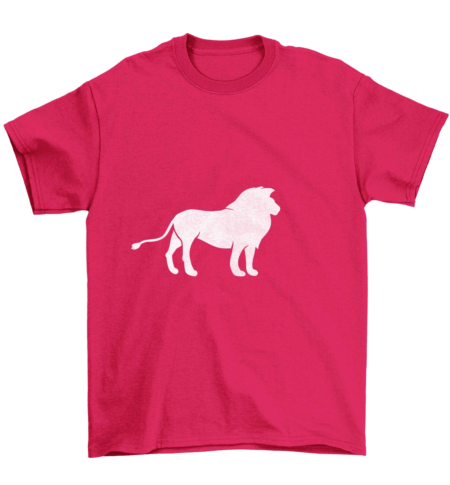 Gold lion Children's pink Tshirt 12-13 Years