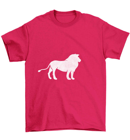 Gold lion Children's pink Tshirt 12-13 Years